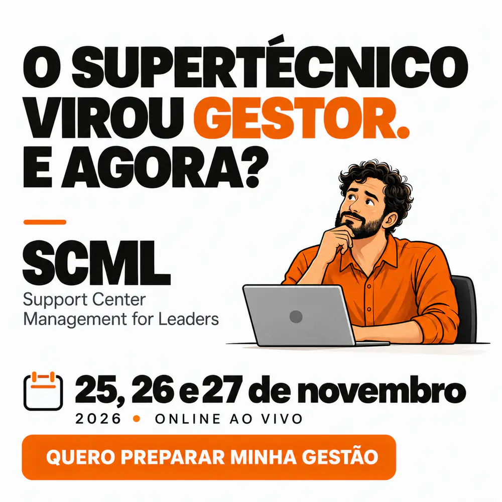 SCML — O supertécnico virou gestor. E agora? Turma online ao vivo em 25, 26 e 27 de novembro de 2026.